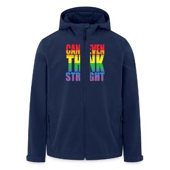 Pride LGBTQ Pride Regenbogen Pride Gay Pride Lgbtq - Recycelte Männer Softshell-Jacke von Stanley/Stella - Navy - Vorne - AI Model Male 185 light (185cm)