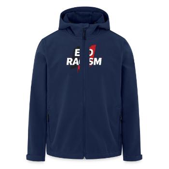 Anti-Racism, Equality & Diversity - Men’s Recycled Softshell Jacket by Stanley/Stella - navy - Front - AI Model Male 185 light (185cm)