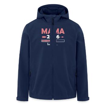 Mama 2026 Loading - Recycelte Männer Softshell-Jacke von Stanley/Stella - Navy - Vorne - AI Model Male 185 light (185cm)