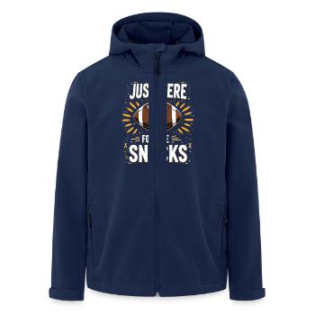 Football Snack Fan Footballer Football Fans - Men’s Recycled Softshell Jacket by Stanley/Stella - navy - Front - AI Model Male 185 light (185cm)