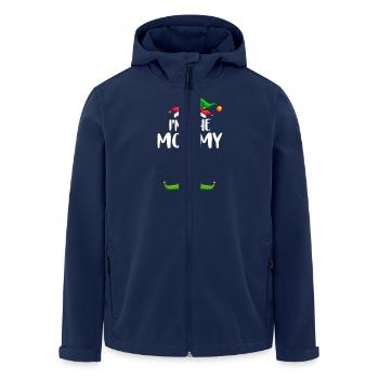 I'm The Mommy Elf Shirt Matching Family Christmas - Recycelte Männer Softshell-Jacke von Stanley/Stella - Navy - Vorne - AI Model Male 185 light (185cm)