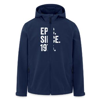 Epic Since 1976 Geburtsjahr Geburtstag - Recycelte Männer Softshell-Jacke von Stanley/Stella - Navy - Vorne - AI Model Male 185 light (185cm)