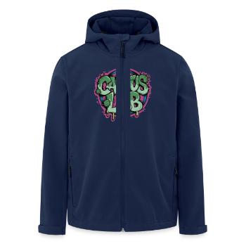 Cactus Laboratory Chemistry Unleashing Creativity - Men’s Recycled Softshell Jacket by Stanley/Stella - navy - Front - AI Model Male 185 light (185cm)