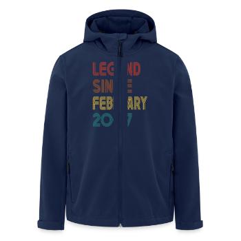 28Artboard 1 - Men’s Recycled Softshell Jacket by Stanley/Stella - navy - Front - AI Model Male 185 light (185cm)