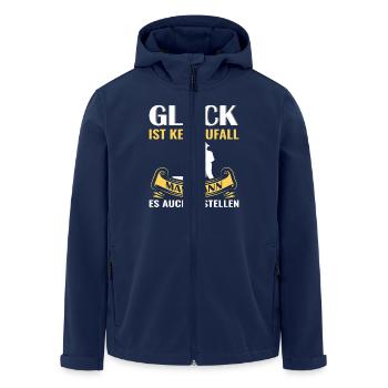 Schornsteinfeger Herren - Recycelte Männer Softshell-Jacke von Stanley/Stella - Navy - Vorne - AI Model Male 185 light (185cm)