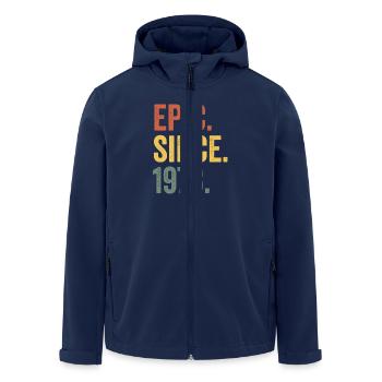 Epic Since 1978 Geburtsjahr Geburtstag - Recycelte Männer Softshell-Jacke von Stanley/Stella - Navy - Vorne - AI Model Male 185 light (185cm)