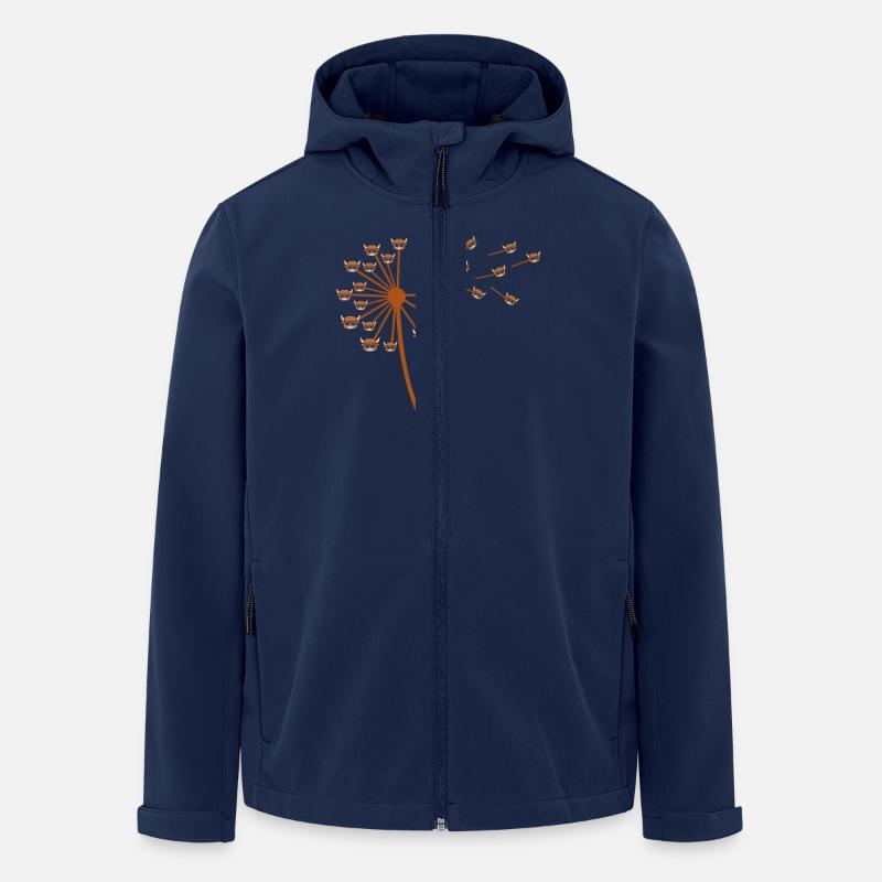 Bovins de buffle Bœufs - Veste softshell homme en polyester recyclé Stanley/Stella - marine