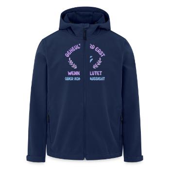 Turnen Mädchen Gymnastik Turnanzug Turnerin - Recycelte Männer Softshell-Jacke von Stanley/Stella - Navy - Vorne - AI Model Male 185 light (185cm)