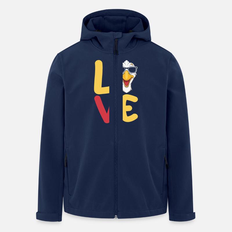 Gans - Recycelte Männer Softshell-Jacke von Stanley/Stella - Navy