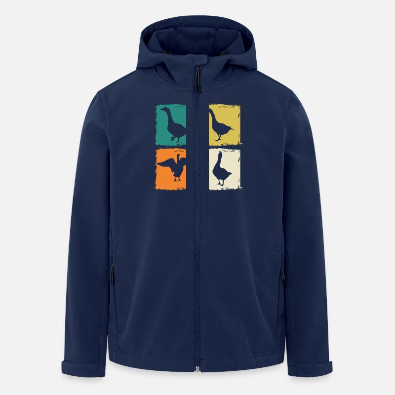Oie - Veste softshell homme en polyester recyclé Stanley/Stella - marine
