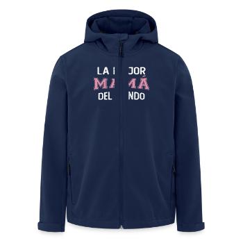 La meilleure maman du monde pour la fête des mères - Veste softshell homme en polyester recyclé Stanley/Stella - marine - Devant - AI Model Male 185 light (185cm)
