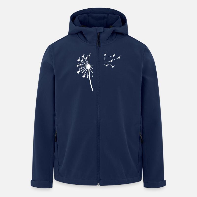 Gans - Recycelte Männer Softshell-Jacke von Stanley/Stella - Navy