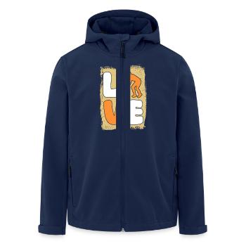 Joueurs de hockey sur gazon Hockey sur gazon - Veste softshell homme en polyester recyclé Stanley/Stella - marine - Devant - AI Model Male 185 light (185cm)