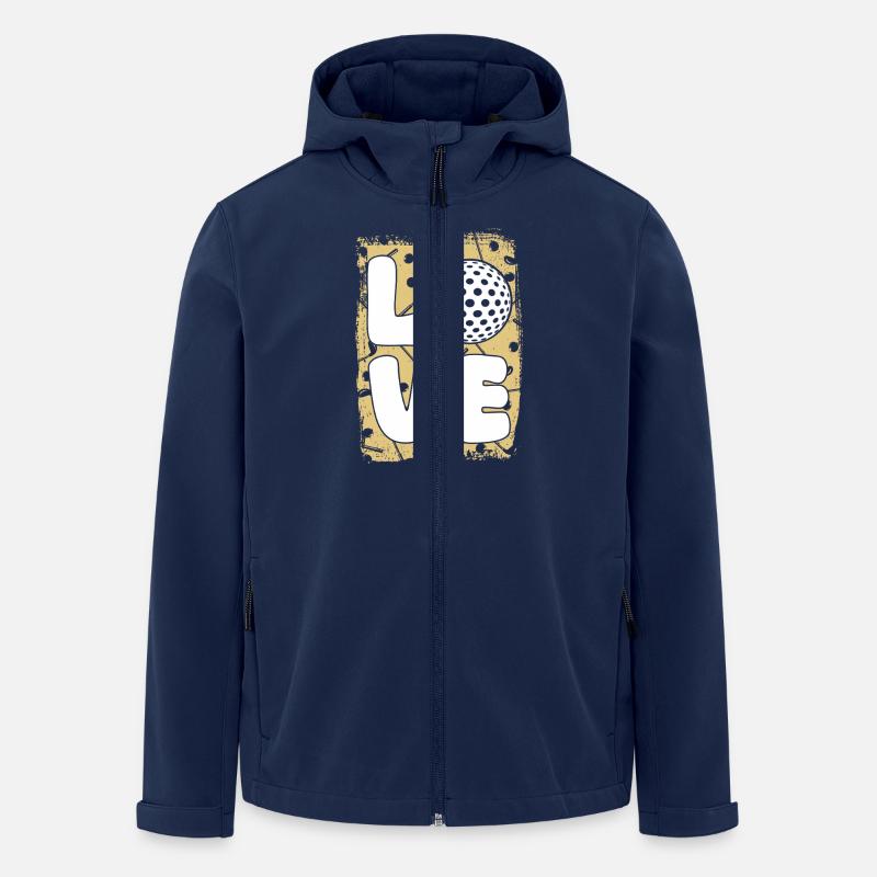 Golfspieler Golf - Recycelte Männer Softshell-Jacke von Stanley/Stella - Navy