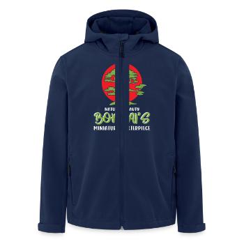 Bonsai Tree - Recycelte Männer Softshell-Jacke von Stanley/Stella - Navy - Vorne - AI Model Male 185 light (185cm)