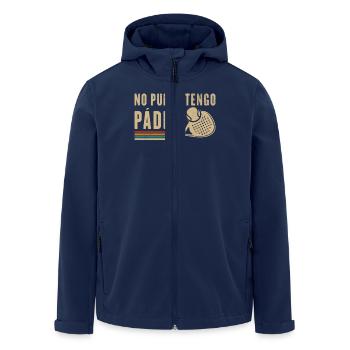 Je ne peux pas avoir de raquette de padel vintage - Veste softshell homme en polyester recyclé Stanley/Stella - marine - Devant - AI Model Male 185 light (185cm)