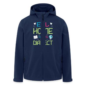 ESL-Lehrer ESL Unterricht - Recycelte Männer Softshell-Jacke von Stanley/Stella - Navy - Vorne - AI Model Male 185 light (185cm)