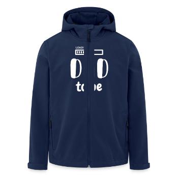 Funny Dad Be Design Dad Saying - Men’s Recycled Softshell Jacket by Stanley/Stella - navy - Front - AI Model Male 185 light (185cm)
