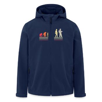 Evolution Firefighters Firefighters players - Men’s Recycled Softshell Jacket by Stanley/Stella - navy - Front - AI Model Male 185 light (185cm)