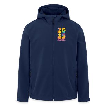 MATURA 2025 ABSCHLUSS Maturant Lustiges - Recycelte Männer Softshell-Jacke von Stanley/Stella - Navy - Vorne - AI Model Male 185 light (185cm)