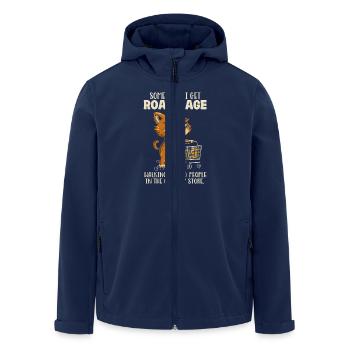 Sometimes I get road rage behind people in the - Men’s Recycled Softshell Jacket by Stanley/Stella - navy - Front - AI Model Male 185 light (185cm)