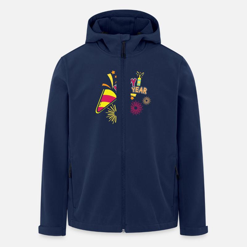 Newyear 8 - Recycelte Männer Softshell-Jacke von Stanley/Stella - Navy