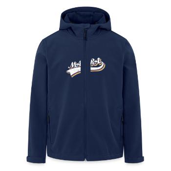 MATURA 2025 Maturanten Matura Abschluss Matura - Recycelte Männer Softshell-Jacke von Stanley/Stella - Navy - Vorne - AI Model Male 185 light (185cm)