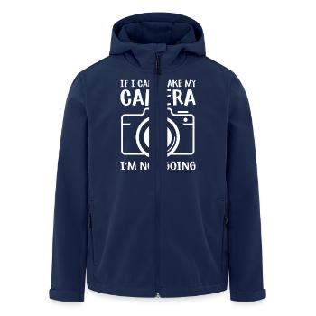 Photographer Design Photography - Men’s Recycled Softshell Jacket by Stanley/Stella - navy - Front - AI Model Male 185 light (185cm)