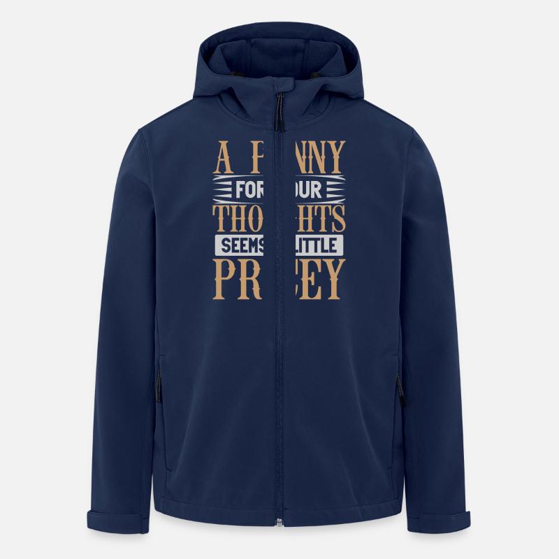 penny1 Plan de travail 1 - Veste softshell homme en polyester recyclé Stanley/Stella - marine