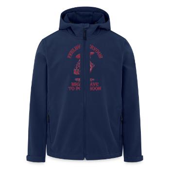 Intestin irritable Syndrom Cowboy Frog - Veste softshell homme en polyester recyclé Stanley/Stella - marine - Devant - AI Model Male 185 light (185cm)