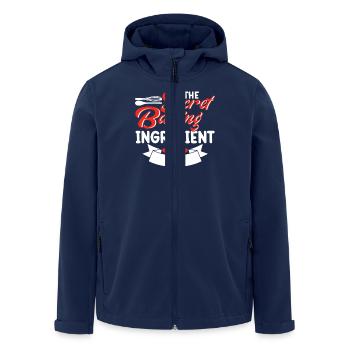 Baking Baker Bakery - Men’s Recycled Softshell Jacket by Stanley/Stella - navy - Front - AI Model Male 185 light (185cm)