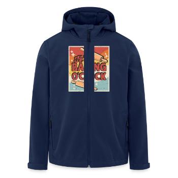 Baking Baker Bakery - Men’s Recycled Softshell Jacket by Stanley/Stella - navy - Front - AI Model Male 185 light (185cm)