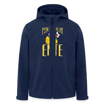 Psychisch Am Ente - Recycelte Männer Softshell-Jacke von Stanley/Stella - Navy - Vorne - AI Model Male 185 light (185cm)