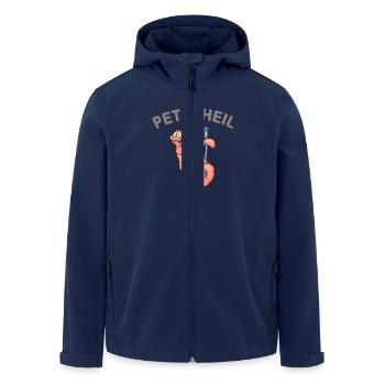 Petri Heil - Recycelte Männer Softshell-Jacke von Stanley/Stella - Navy - Vorne - AI Model Male 185 light (185cm)