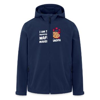 I Am The Professional Waffle Maker Grandpa - Recycelte Männer Softshell-Jacke von Stanley/Stella - Navy - Vorne - AI Model Male 185 light (185cm)