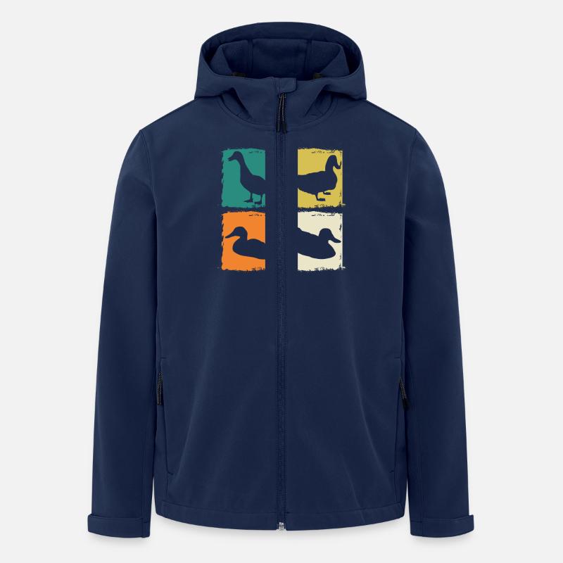 Canards - Veste softshell homme en polyester recyclé Stanley/Stella - marine