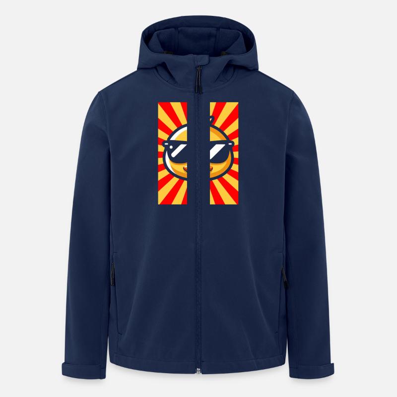 Enten - Recycelte Männer Softshell-Jacke von Stanley/Stella - Navy
