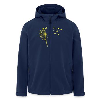 Ducks - Men’s Recycled Softshell Jacket by Stanley/Stella - navy - Front - AI Model Male 185 light (185cm)