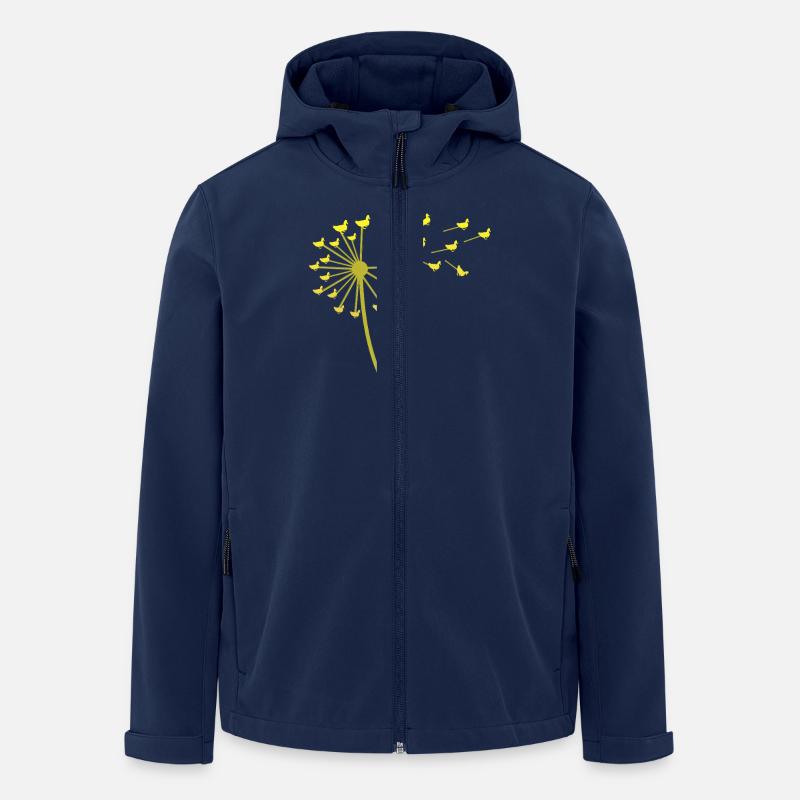 Ducks - Men’s Recycled Softshell Jacket by Stanley/Stella - navy