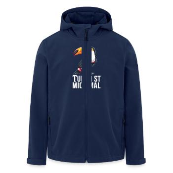 Toucan St Me Funny Toucan Saying - Men’s Recycled Softshell Jacket by Stanley/Stella - navy - Front - AI Model Male 185 light (185cm)