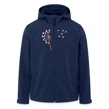 Schäfer Schaf - Recycelte Männer Softshell-Jacke von Stanley/Stella - Navy - Vorne - AI Model Male 185 light (185cm)