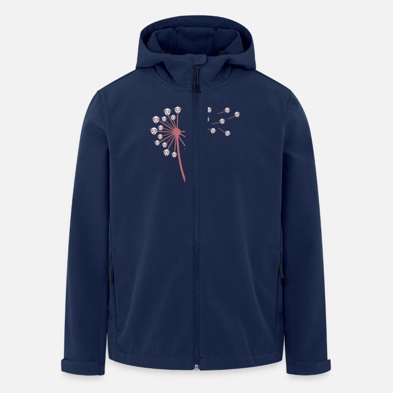 Schäfer Schaf - Recycelte Männer Softshell-Jacke von Stanley/Stella - Navy