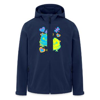 Küken Ostern Kind Kinder - Recycelte Männer Softshell-Jacke von Stanley/Stella - Navy - Vorne - AI Model Male 185 light (185cm)