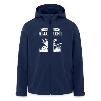 Je préférerais être au lotissement - Veste softshell homme en polyester recyclé Stanley/Stella - marine - Devant - AI Model Male 185 light (185cm)