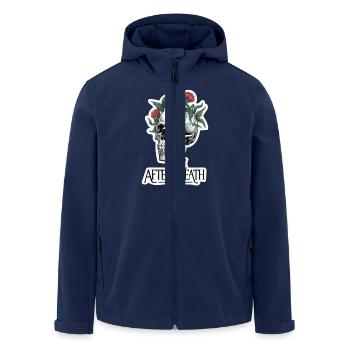 KNOCHEN LEBEN NACH DEM TOD - Recycelte Männer Softshell-Jacke von Stanley/Stella - Navy - Vorne - AI Model Male 185 light (185cm)
