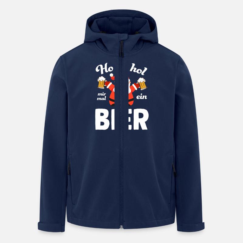 bier9 Zeichenfläche 1 - Recycelte Männer Softshell-Jacke von Stanley/Stella - Navy