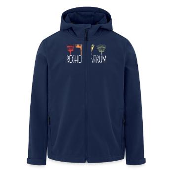 Data Center Hobby Gardener Gardens Gift - Men’s Recycled Softshell Jacket by Stanley/Stella - navy - Front - AI Model Male 185 light (185cm)