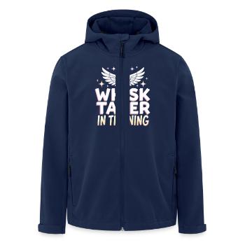 Junior Baking Kandidat Junger Koch Backen - Recycelte Männer Softshell-Jacke von Stanley/Stella - Navy - Vorne - AI Model Male 185 light (185cm)