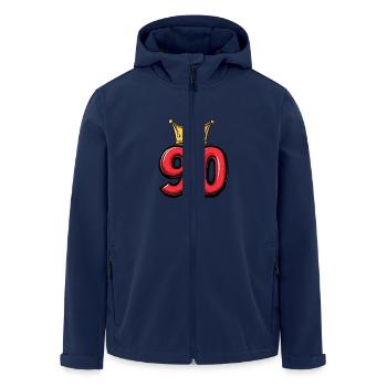 90 Number Jersey Crown - Men’s Recycled Softshell Jacket by Stanley/Stella - navy - Front - AI Model Male 185 light (185cm)