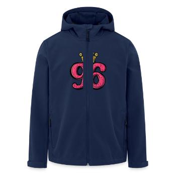 96 Numéro Jersey Couronne - Veste softshell homme en polyester recyclé Stanley/Stella - marine - Devant - AI Model Male 185 light (185cm)